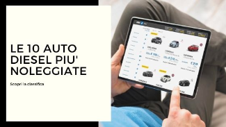 Le 10 auto diesel più noleggiate a lungo termine