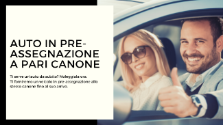 Da oggi Rent4You fornirà un veicolo in pre-assegnazione allo stesso canone