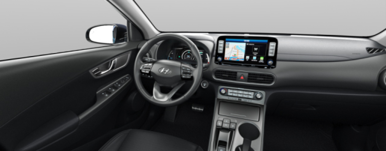 hyundai kona elettrica interni