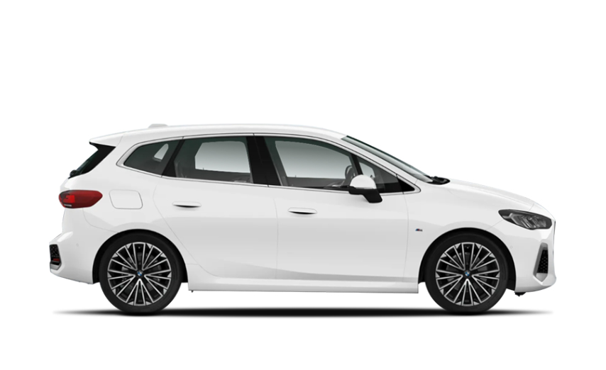 bmw series 2 noleggio fianco