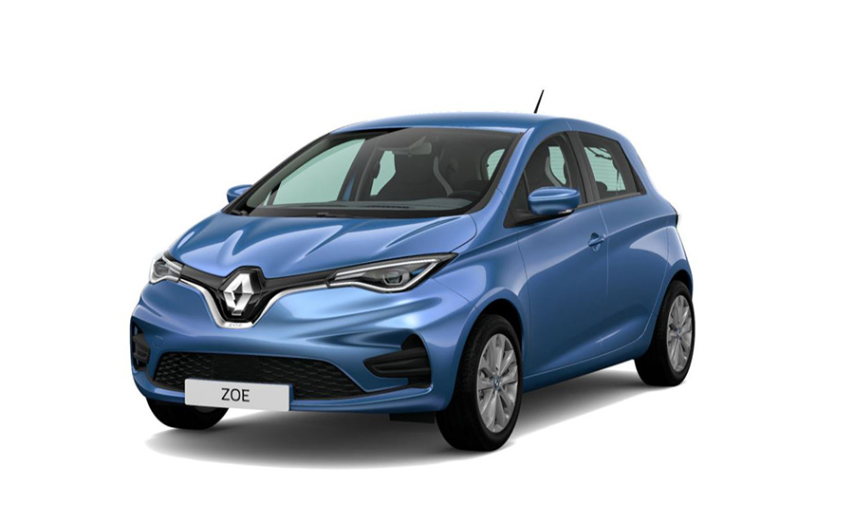 nuova Renault Zoe elettrica fronte