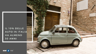 In Italia quasi il 10% delle auto ha almeno 30 anni
